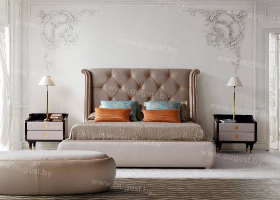 Кровать с мягким изголовьем AL-0035 "Duchessa"