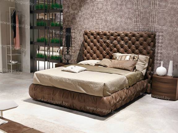 Кровать с мягким изголовьем AL-0009 "Bolzano"