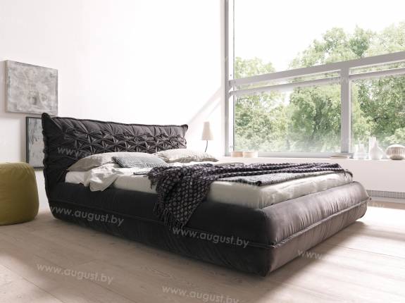 Кровать с мягким изголовьем AL-0065 "SharPei"