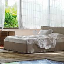 Кровать с мягким изголовьем AL-0019 "August Bali" Standart
