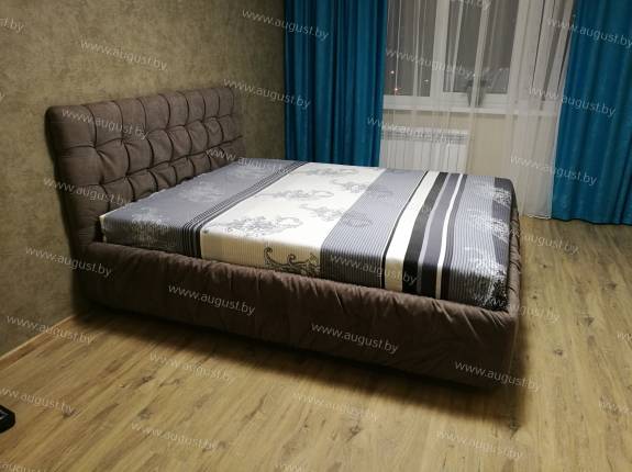 Кровать с мягким изголовьем AL-0045 "August Loft"