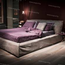 Кровать с мягким изголовьем AL-0700 "August Monte Carlo" (Savanna)