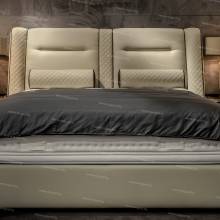Кровать с мягким изголовьем AL-0345 "August Bentley"