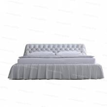 Кровать с мягким изголовьем AL-0335 "Casper the Friendly Ghost"