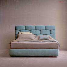 Кровать с мягким изголовьем AL-0085 "August Mattoni"