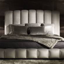 Кровать с мягким изголовьем AL-0089 "August Catellano"
