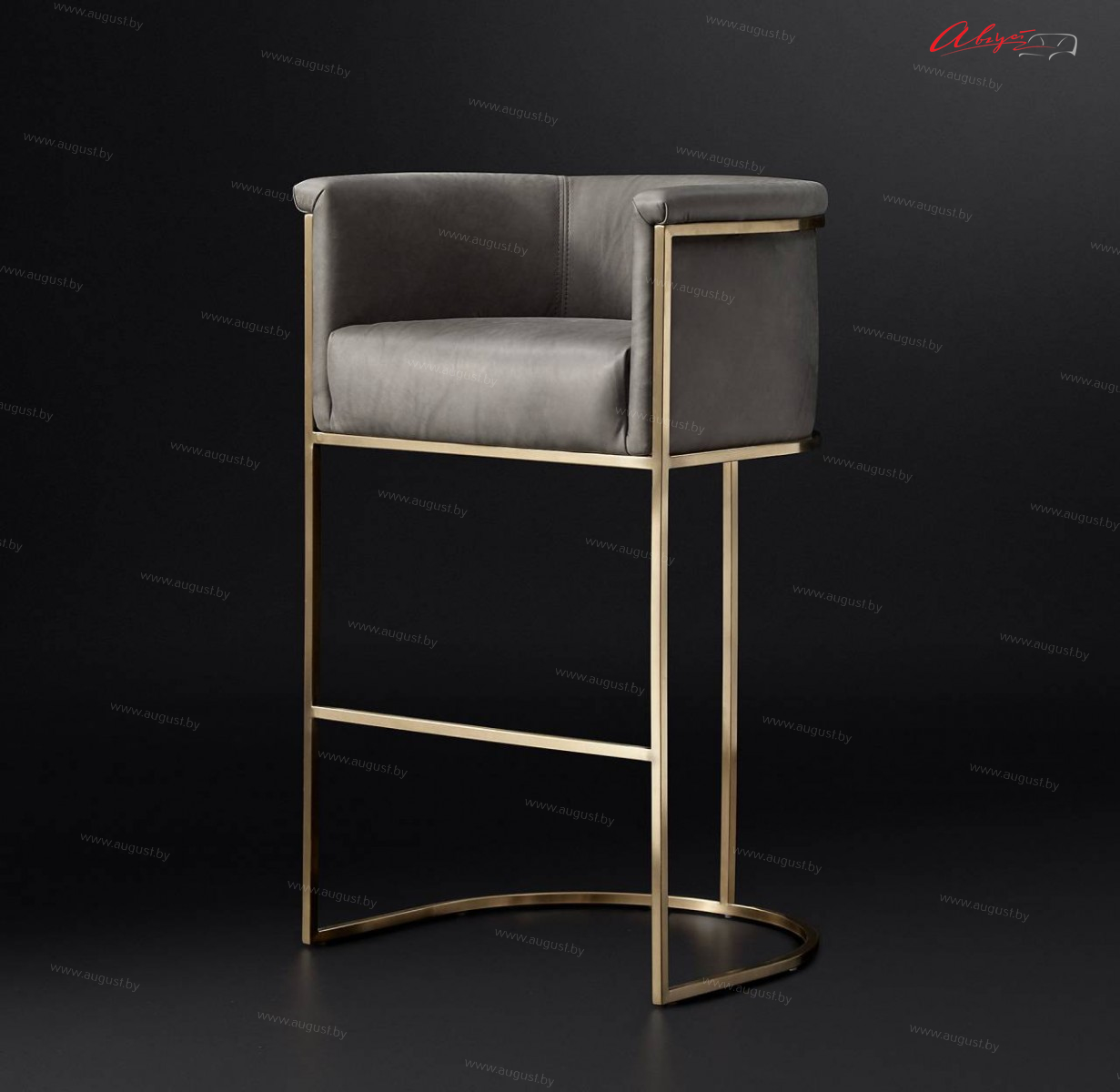 Дизайнерские барные стулья в современном стиле на металлическом и .