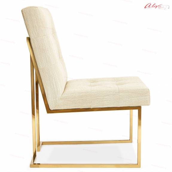 Дизайнерский обеденный стул в стиле GOLD LUXURY ACH-0003 "August Mark"