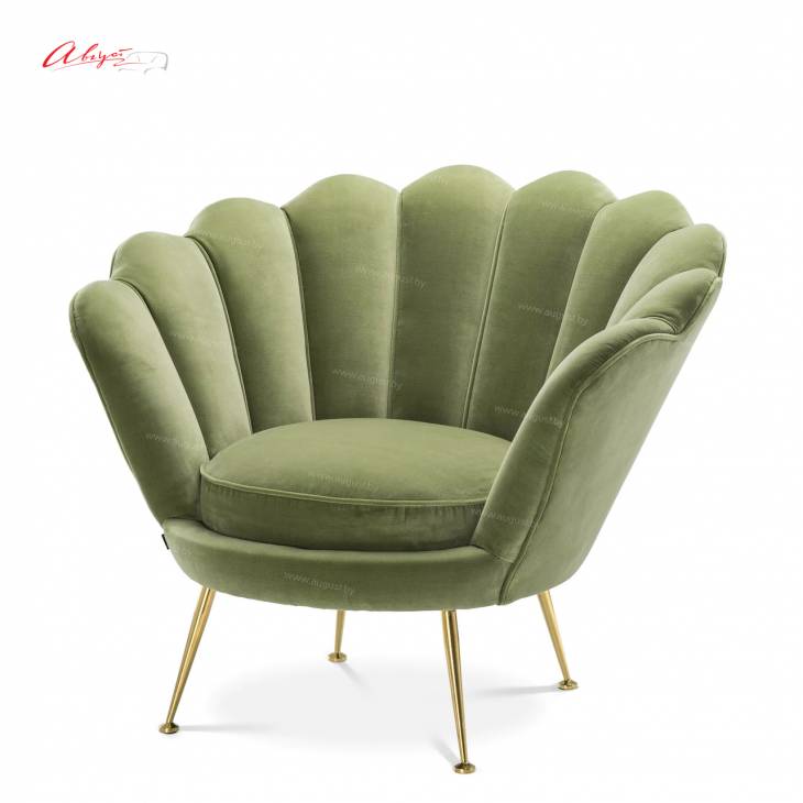 Дизайнерское кресло AEP-0002 "Trapezium" Green