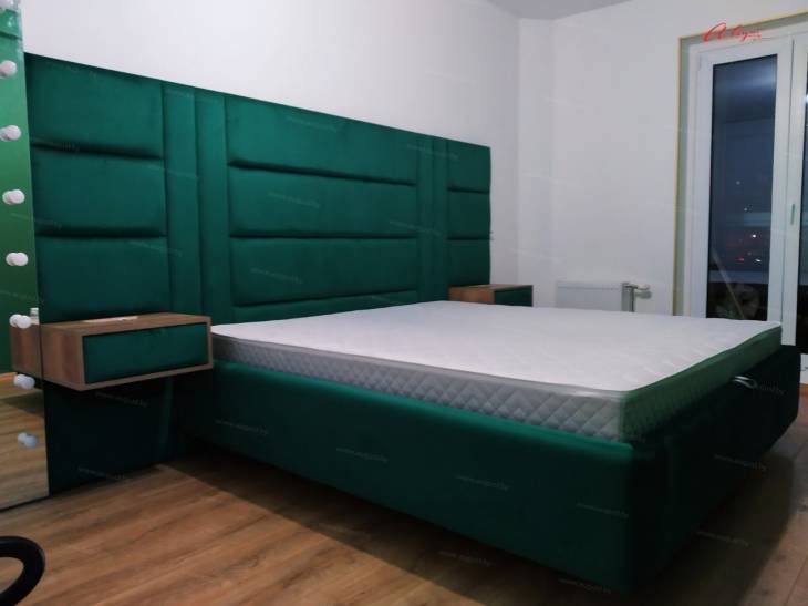 Кровать с мягкими панелями AL-0068 "August Panamera"